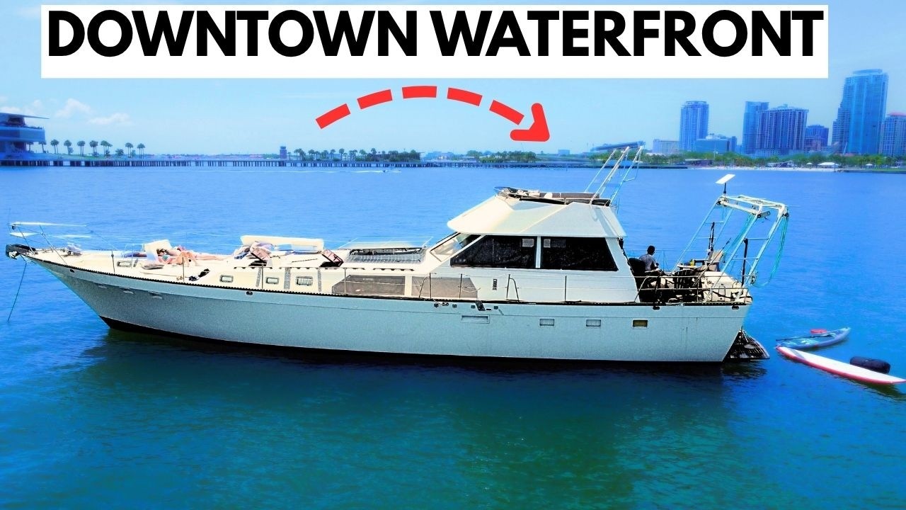 Massive 70 FOOT Motor Sailor! Cheap Condo? $125k 70-ft Lancer Motor Sailor | HarborYachtTours