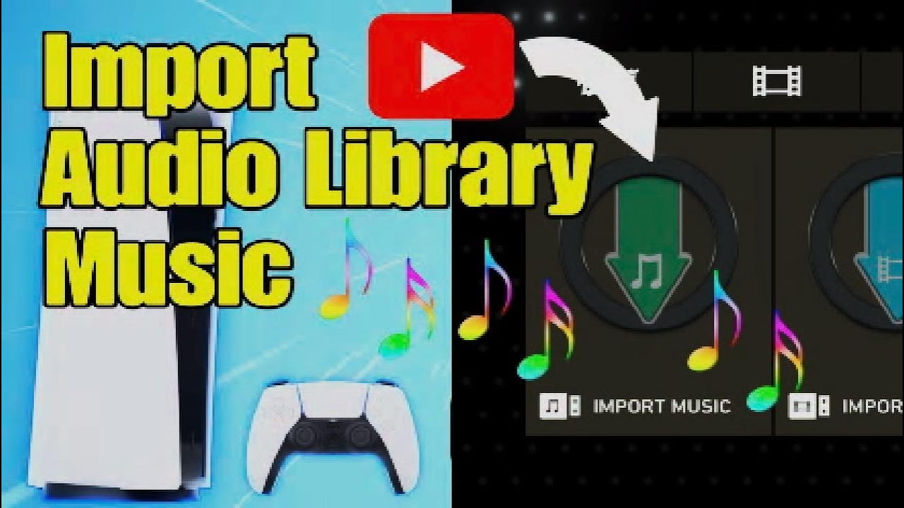 Import COPYRIGHT FREE MUSIC to Sharefactory on PS5 in Minutes!