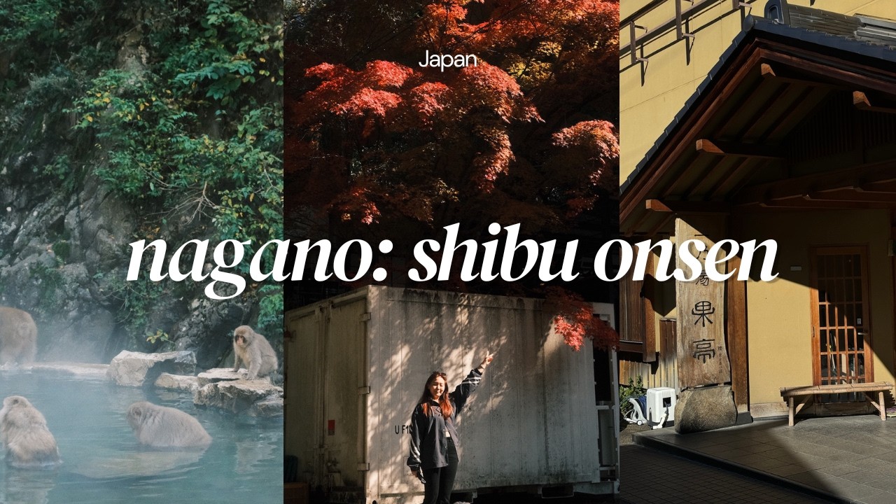 Nagano Shibu Onsen | Snow Monkey Park, Onsen Town, Ryokan experience