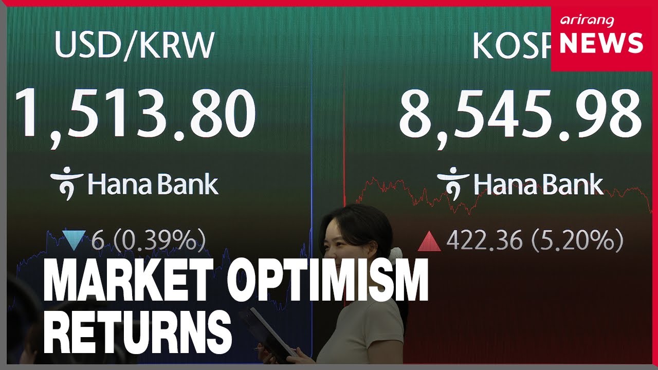 Seoul stocks jump on U.S.-Iran deal, currency pressure eases