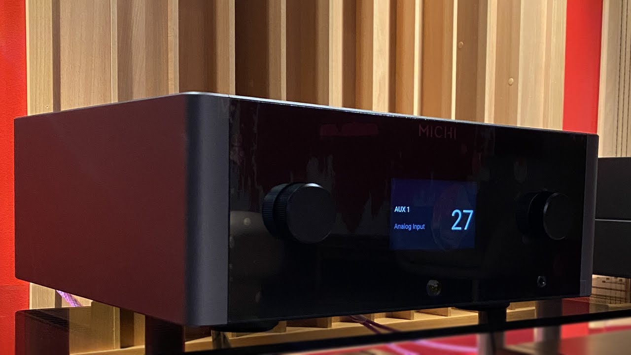 Стерео підсилювач Rotel Michi X5 S2 у парі з акустичною системою Bowers & Wilkins 805 D4