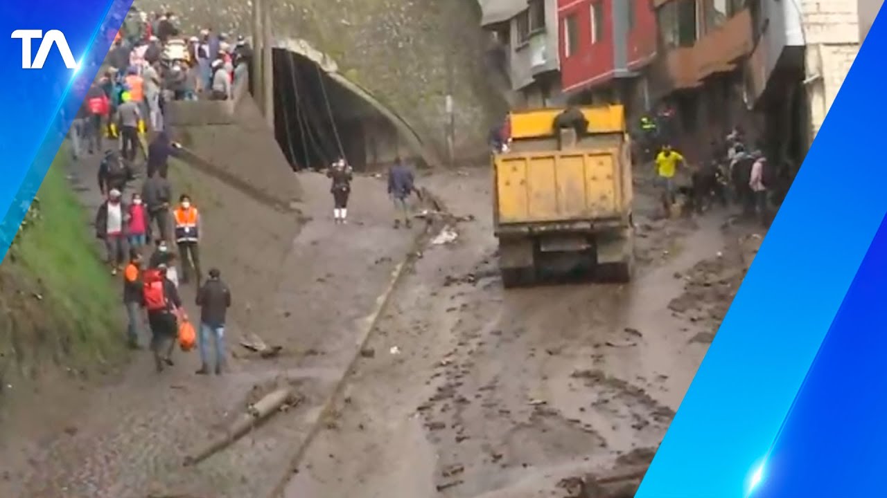 Aún existen personas desaparecidas por el aluvión en Quito