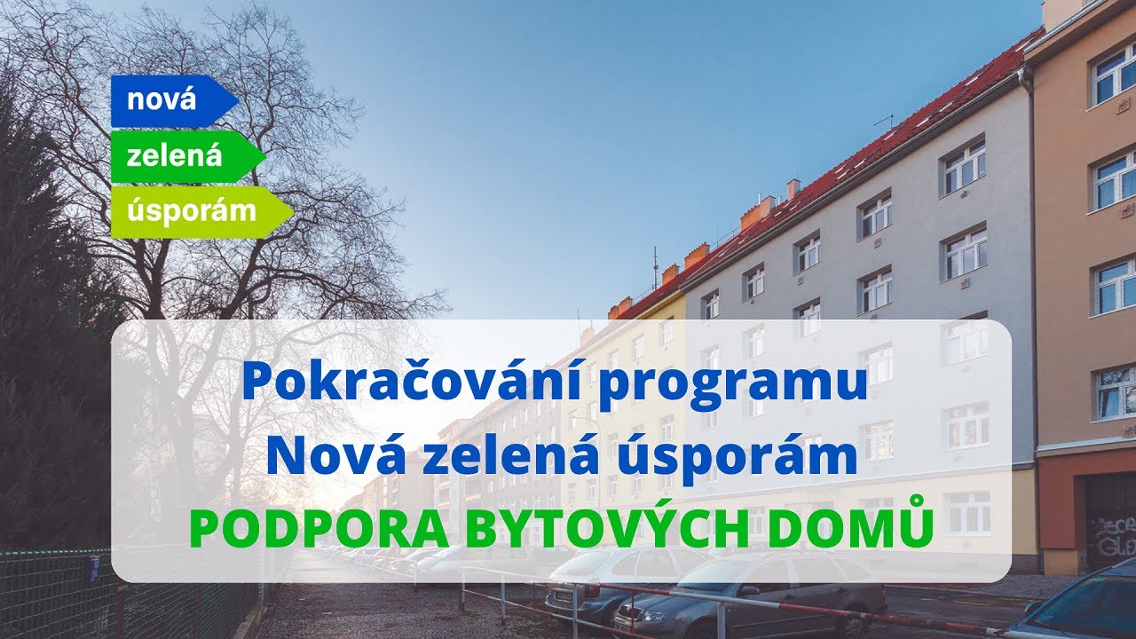 Záznam webináře NZÚ 2023 - Jak na úsporné bydlení - Podpora bytových domů od září 2023