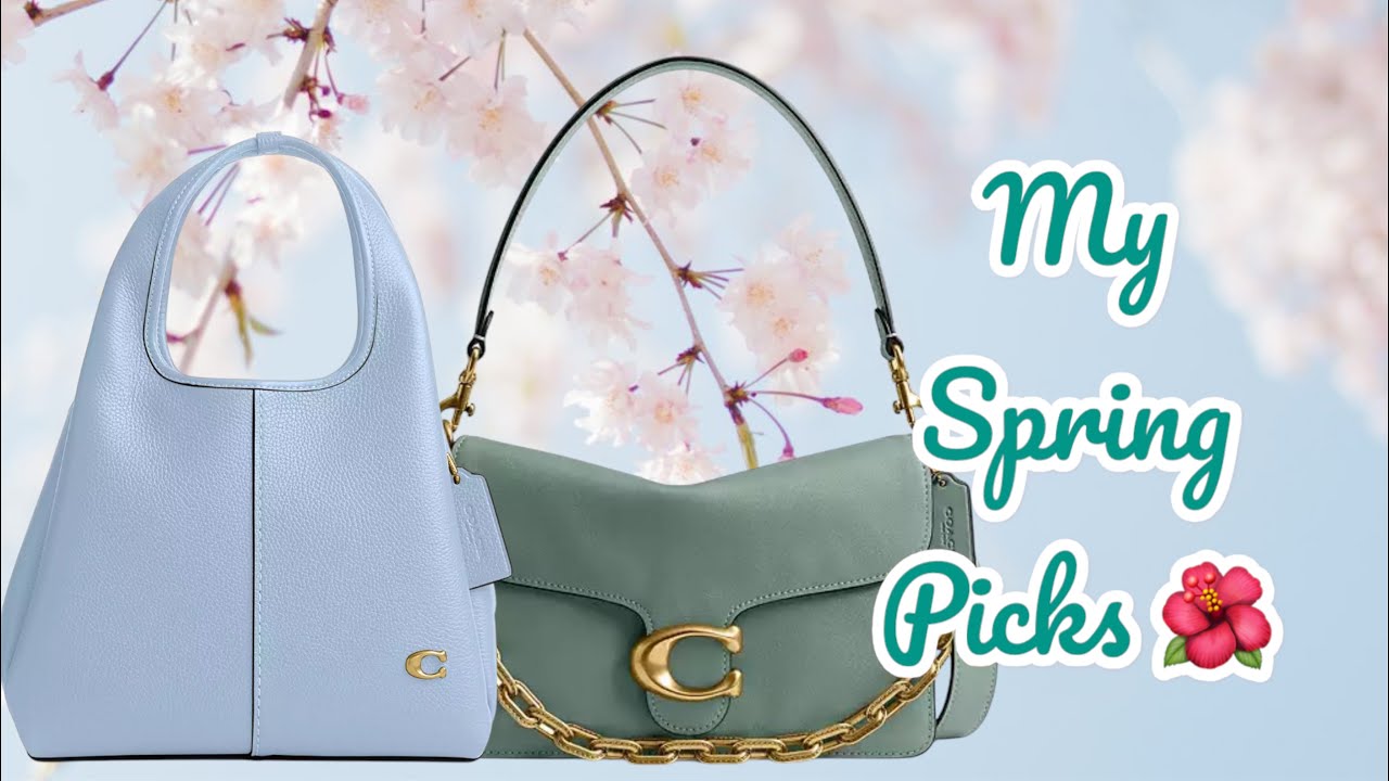 New Spring Handbag Picks! #coach #louisvuitton