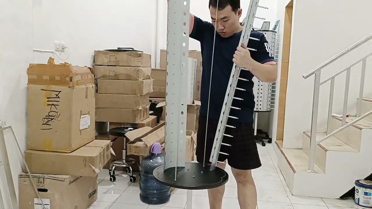 cara pasang rak kacamata isi 140pcs