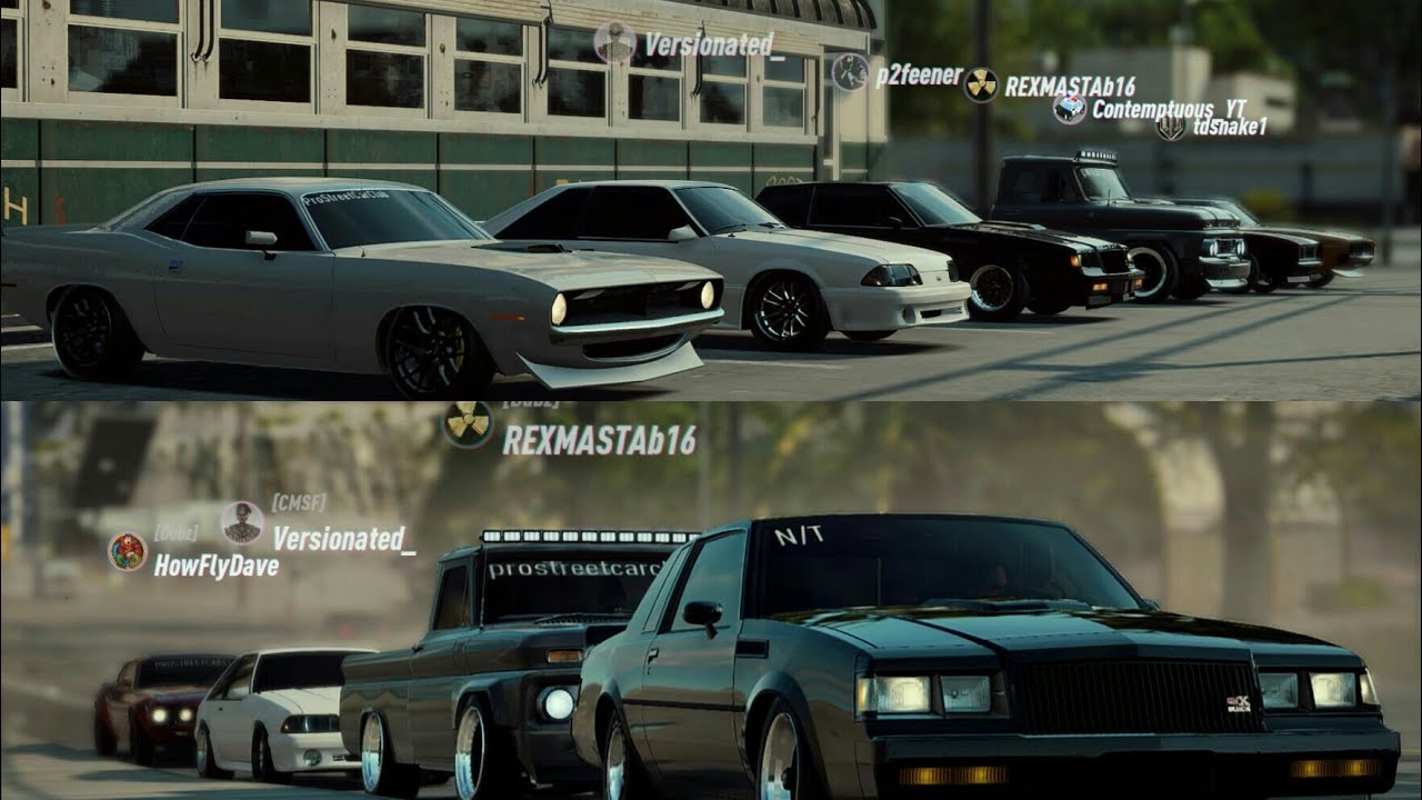 NFS Heat | Classic Muscle Car Meet/1004HP Barracuda | Cruising & Drag Racing