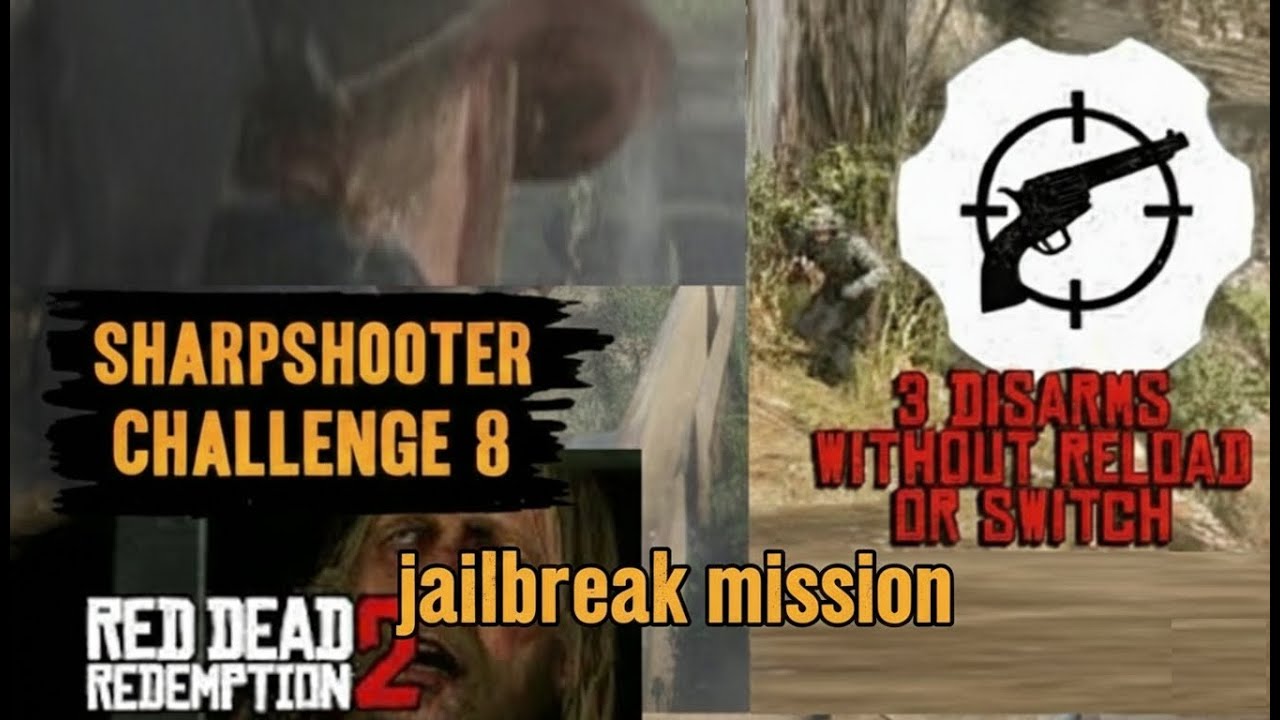 Sharpshooter Challenge 8 & Micah Bell out of jail mission rdr2 RDR2(Red Dead Redemption 2)