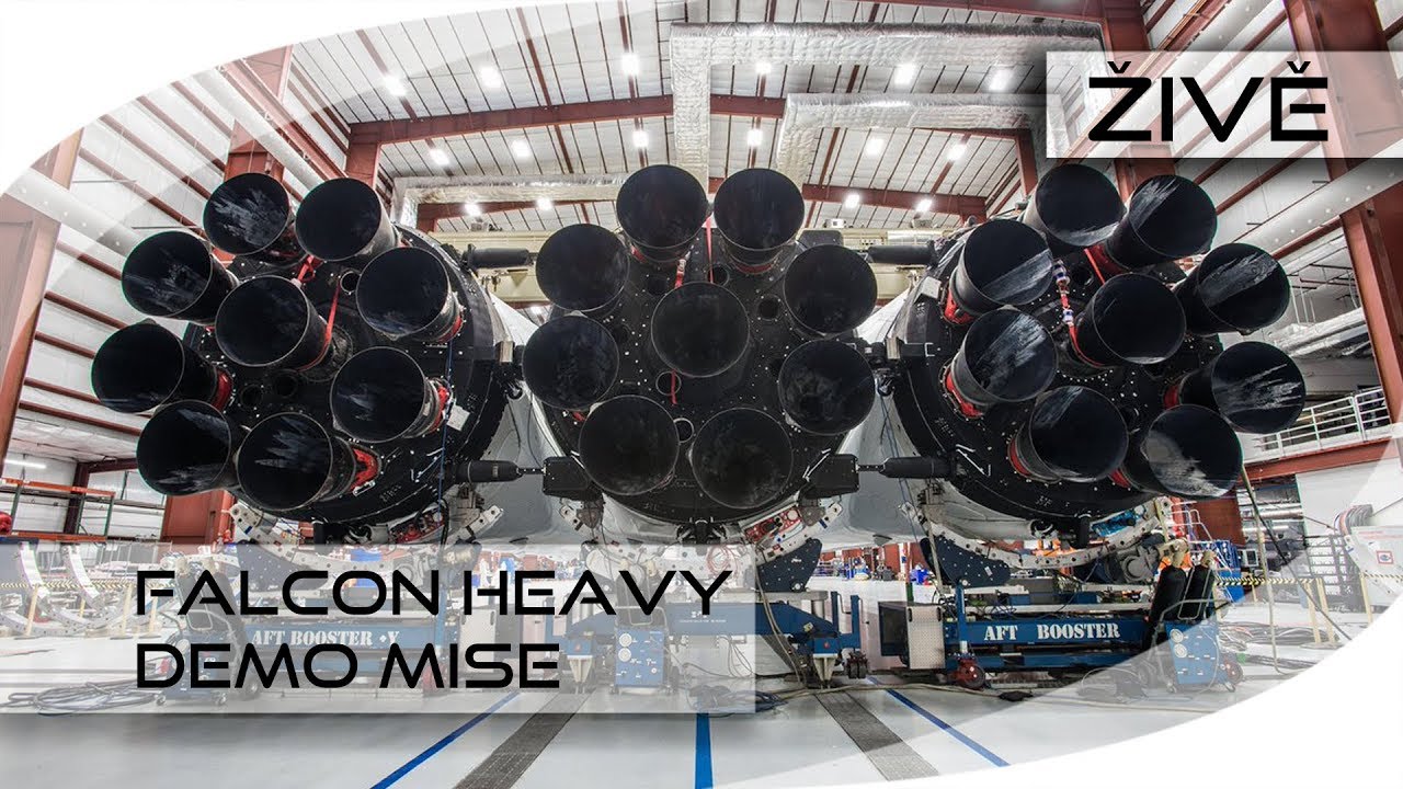 ŽIVĚ: Falcon Heavy (Demo mise)