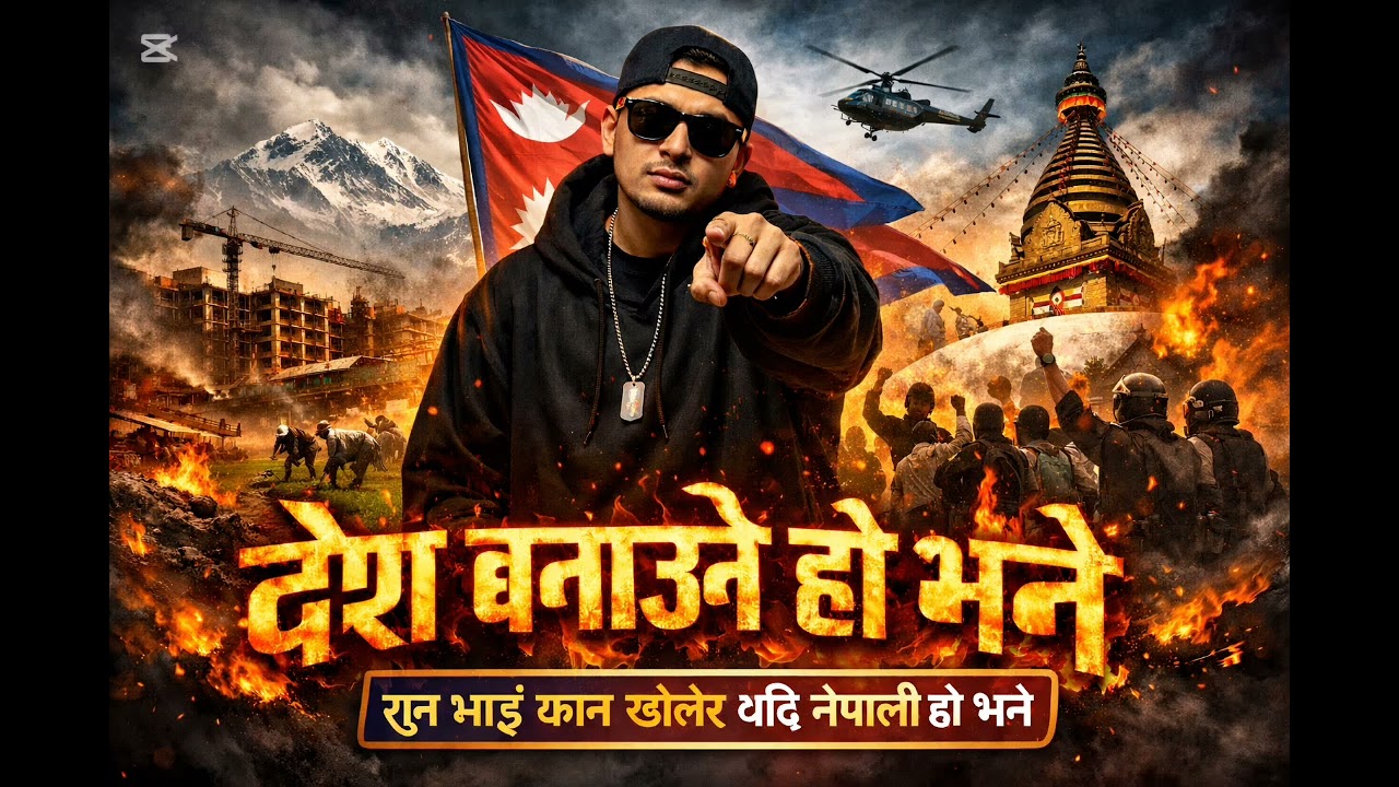 #new nepali rap song देश बनाउने हो भने सुन भाइ। नेपाली हो भने सुन भाइ।
