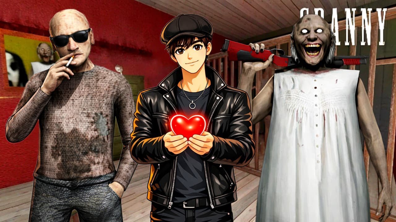 Granny 1 Escape🔥| 🪶Zzz Red FF🪽 | LIVE ☠️