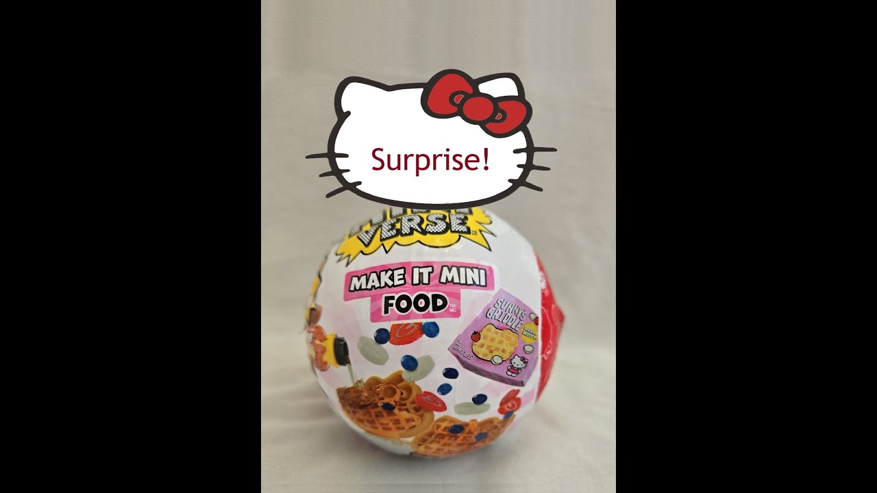 Hello Kitty Surprise Mini Verse Make it Mini Food