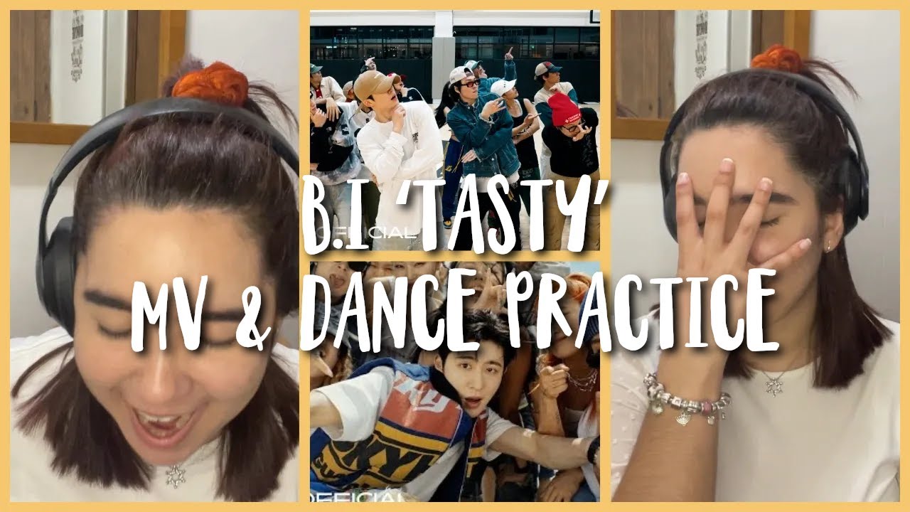 I NEED TO SEE HIM ONCE!! Reacting to B.I (비아이) ‘Tasty’ Official MV & Dance Practice | Ams & Ev React
