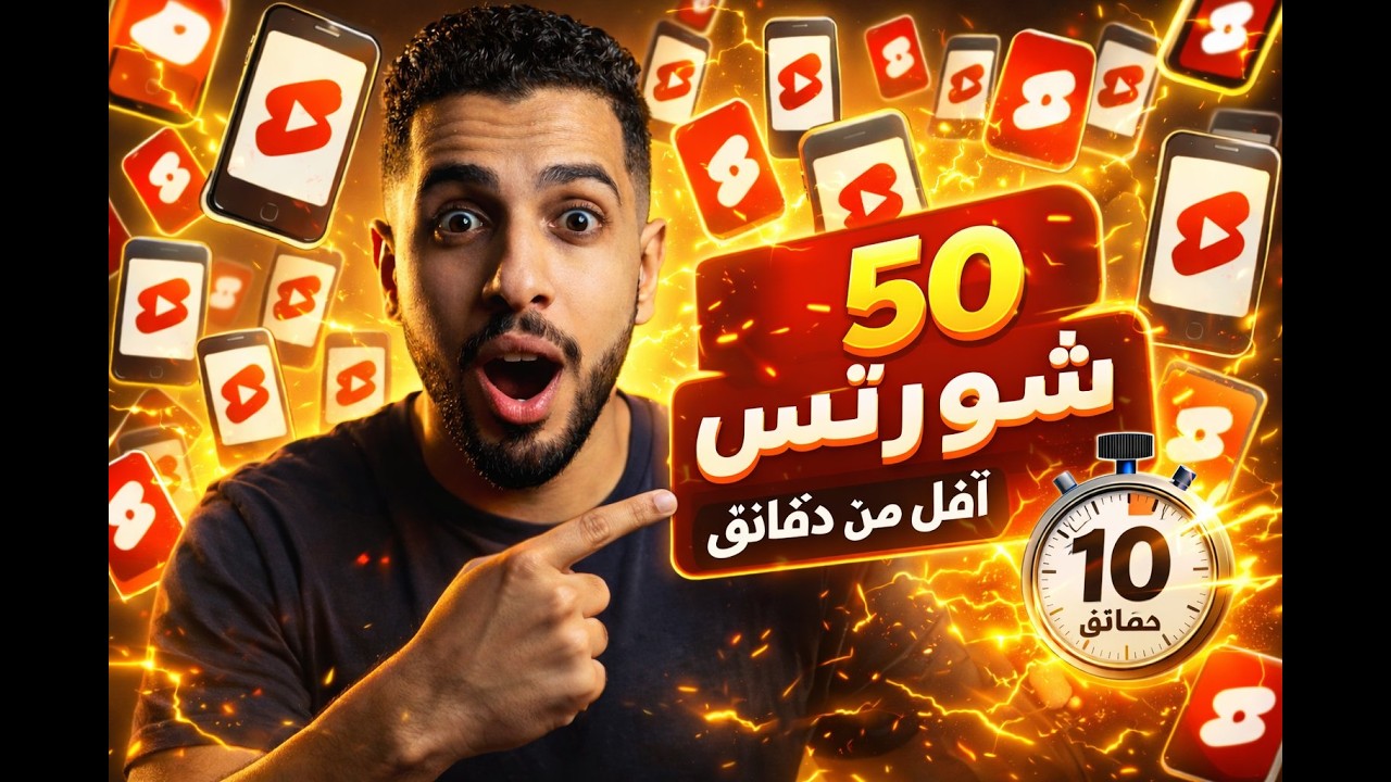 سر إنتاج محتوى ضخم بدون تعب ولا مونتاج