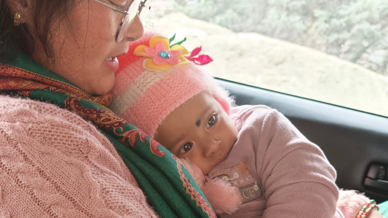  आज गई भतीजे से मिलने 🥰#अचानक जाना पड़ा हॉस्पिटल #pahadilifestyle #dealyvlog 
