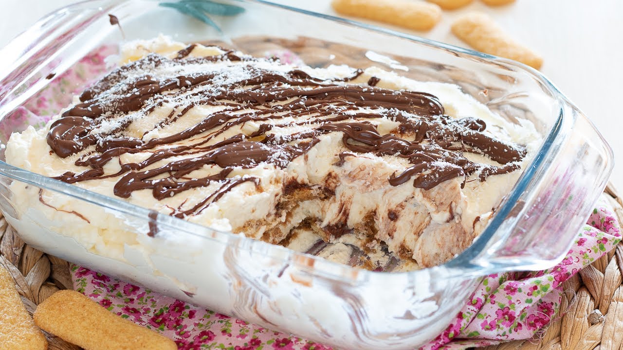 TIRAMISU' AL COCCO E NUTELLA cremoso e golosissimo, ideale per tutte le occasioni!