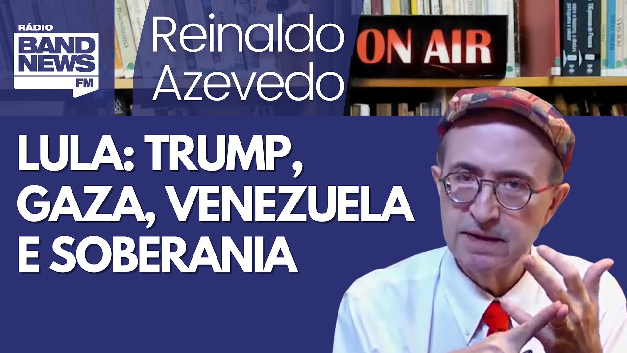 Reinaldo – Lula: sim a Conselho de Gaza com palestinos; Maduro e a Venezuela; a agenda com Trump
