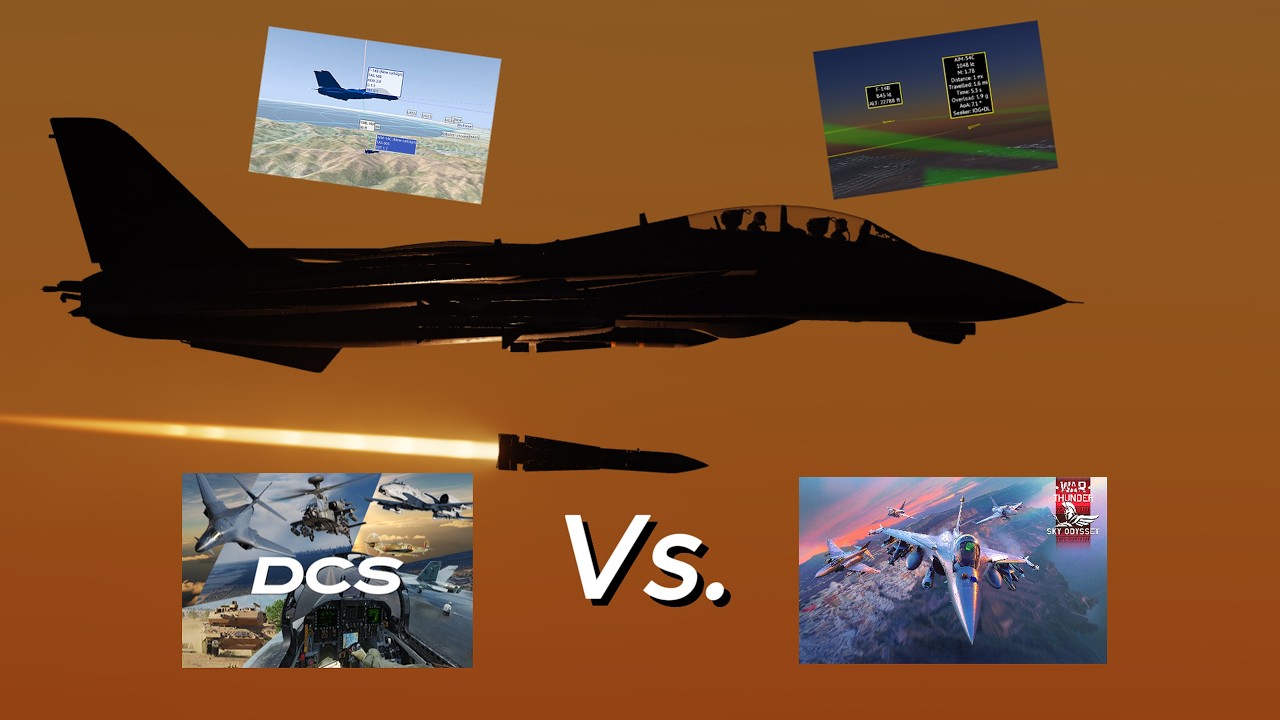 War Thunder vs. DCS - In Depth Air to Air Missile Comparison...