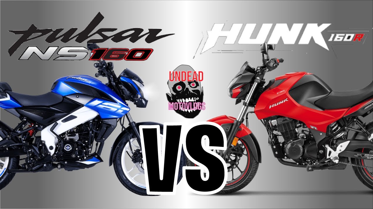 Pulsar NS 160 vs Hunk 160R || Comparativa || ¿Cuál es mejor?
