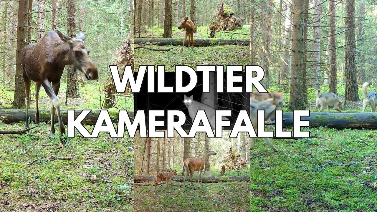 Wildtiere in der Kamerafalle - Unser Litauen Artenschutzprojekt