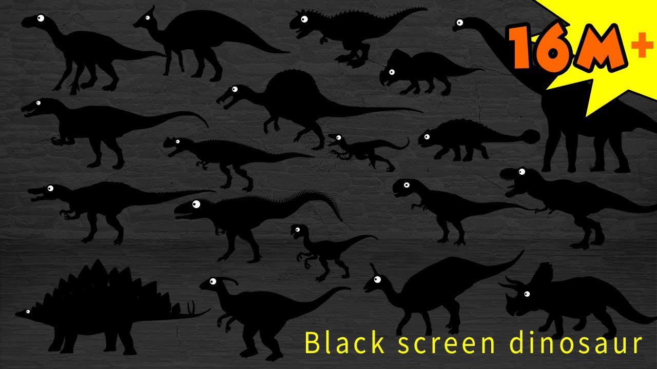 Black screen dinosaur Video collection | What kind of dinosaur is it? | 어떤 공룡일까요?
