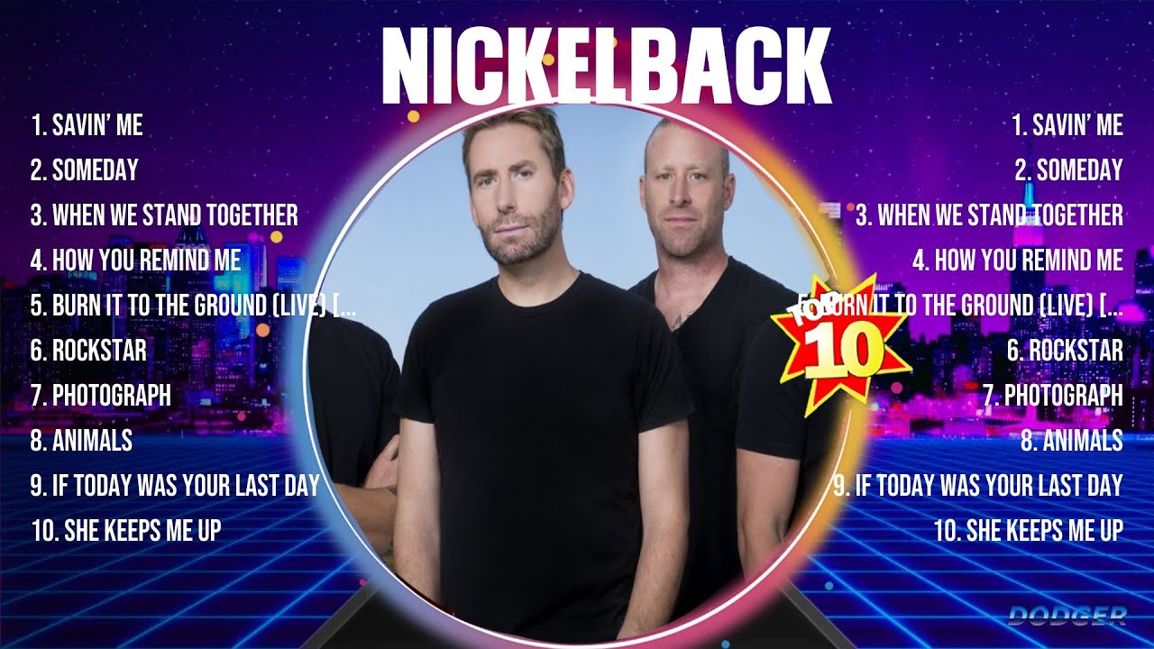 Nickelback Greatest Hits 2024 Collection - Top 10 Hits Playlist Of All Time