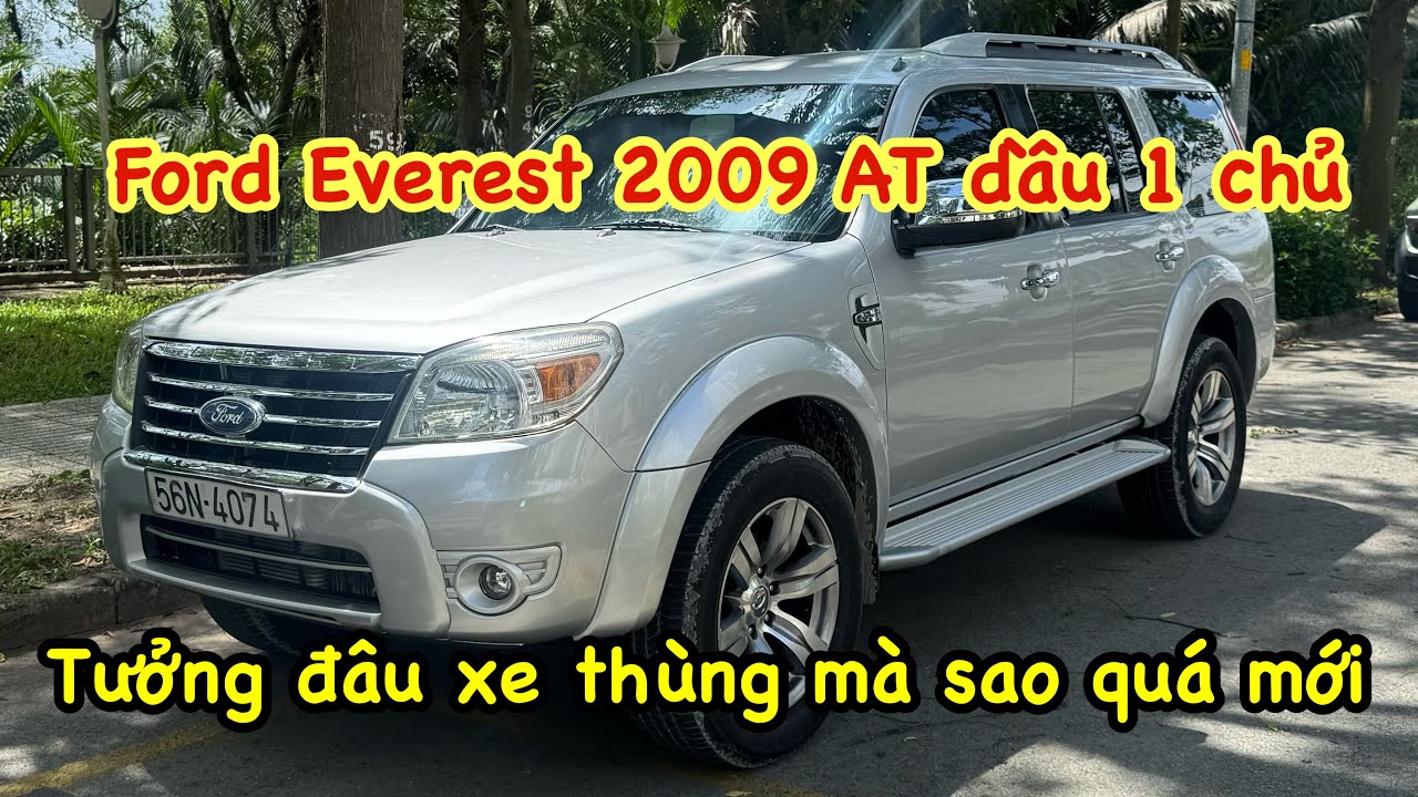 Ford Everest 2009 AT dầu 1 chủ sao quá mới luôn | Vũ - Thắng Long Auto