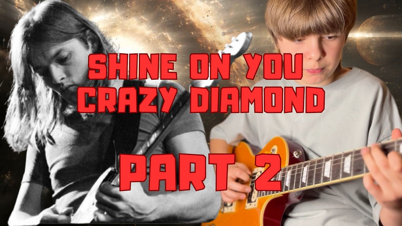 Shine on Riccardo… ✨- little David Gilmour shines in Part 2 of the legendary Pink Floyd song