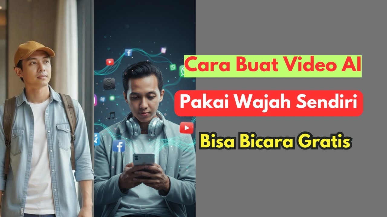 Cara Buat Video AI Pakai Wajah Sendiri Gratis, Cuma Modal HP!