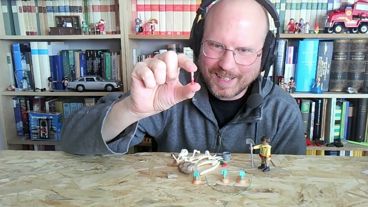 Wir graben, graben ein Loch - mit PLAYMOBIL 71527, der AUSGRABUNGSSTÄTTE MIT DINO-SKELETT!