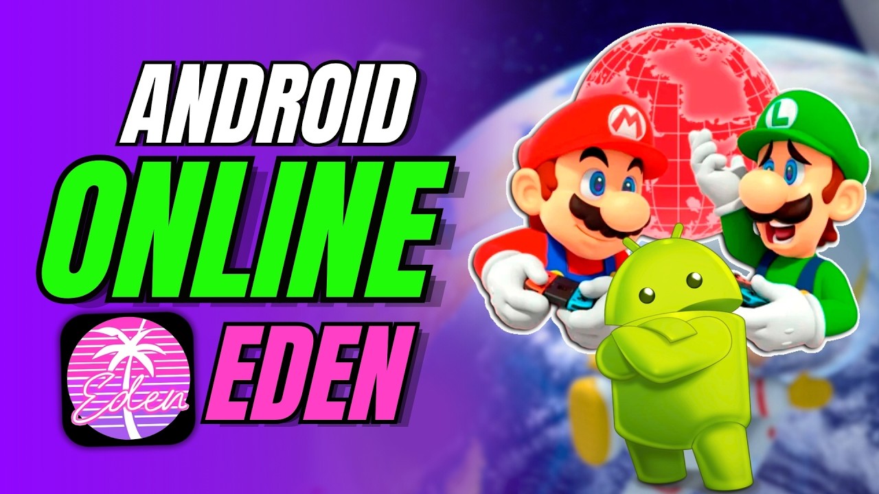 Como JUGAR ONLINE en EDEN ANDROID🥒Guia Completa🥒Emulador de Nintendo Switch Android