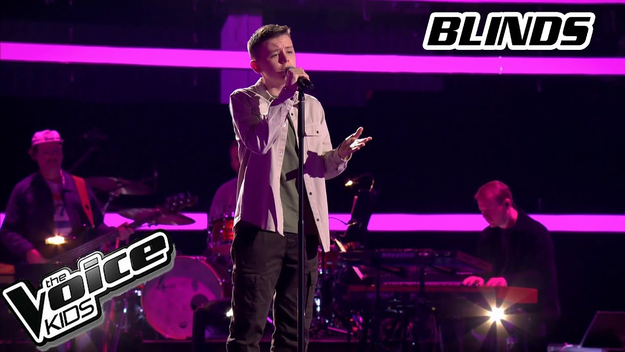 Josh sings (Love in the Dark) by Adele | Blind Auditions | The Voice Kids 2025