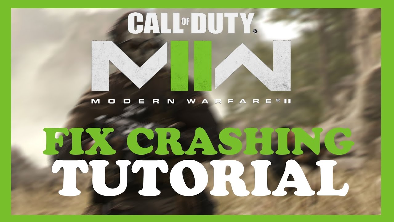 Modern Warfare 2 - How to Fix RANDOM CRASHING | Complete TUTORIAL 2022