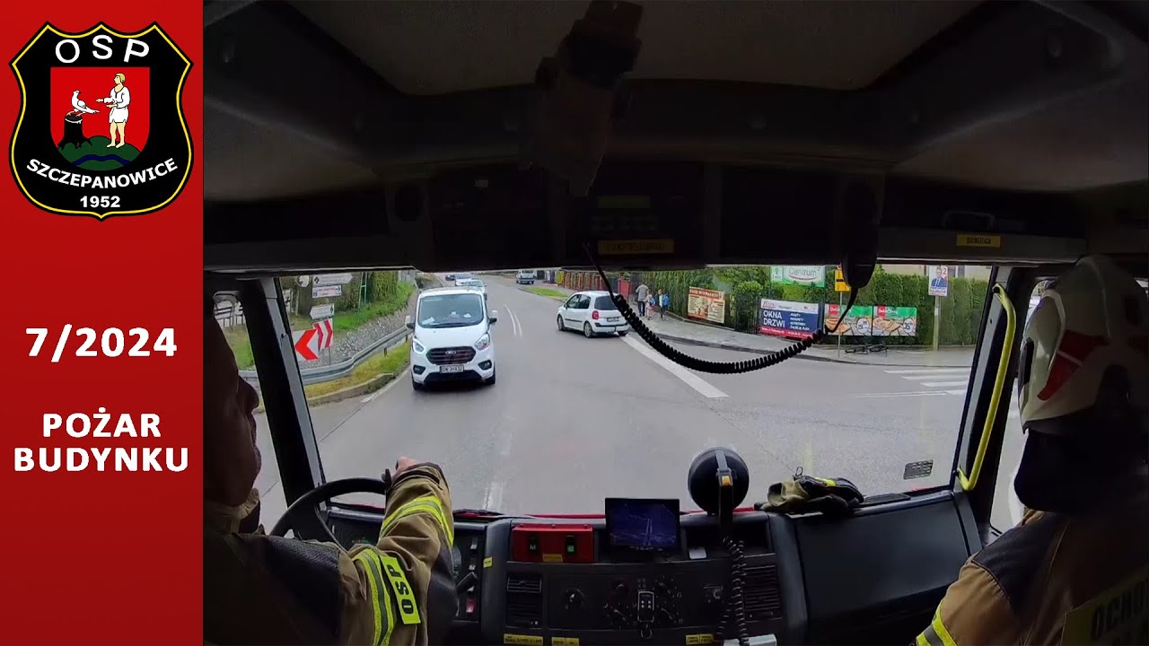 [ALARMOWO] OSP SZCZEPANOWICE - Pożar budynku mieszkalnego Pleśna - 7/2024