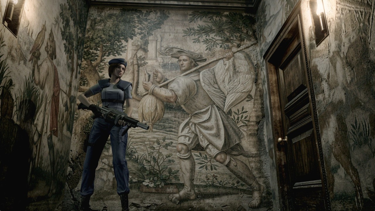 Resident Evil HD Remaster - HD Texture Pack 2.0 Dark Version - NEW MOD(also using randomizer)