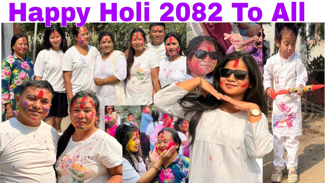 2082 Ko Holi Ramailo Vayo Sathi Haru/Happy Holi2082 To All/पहिलो दिन पहाडी होली/दोस्रो दिन तराई होली