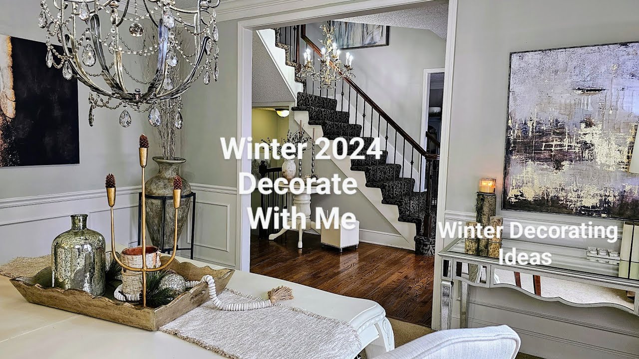 Winter Decorate With Me | Entryway | Dining Room