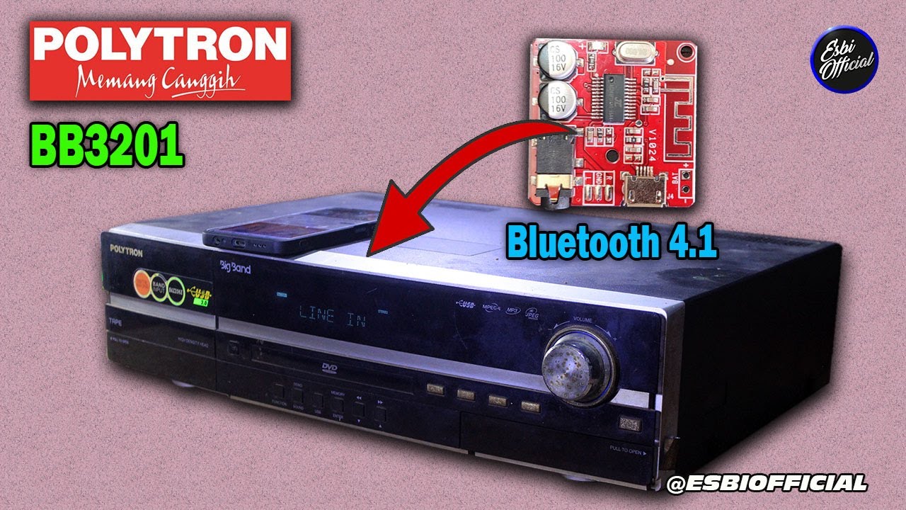 Polytron Bigband BB3201 - Установка музыкального приемника Bluetooth