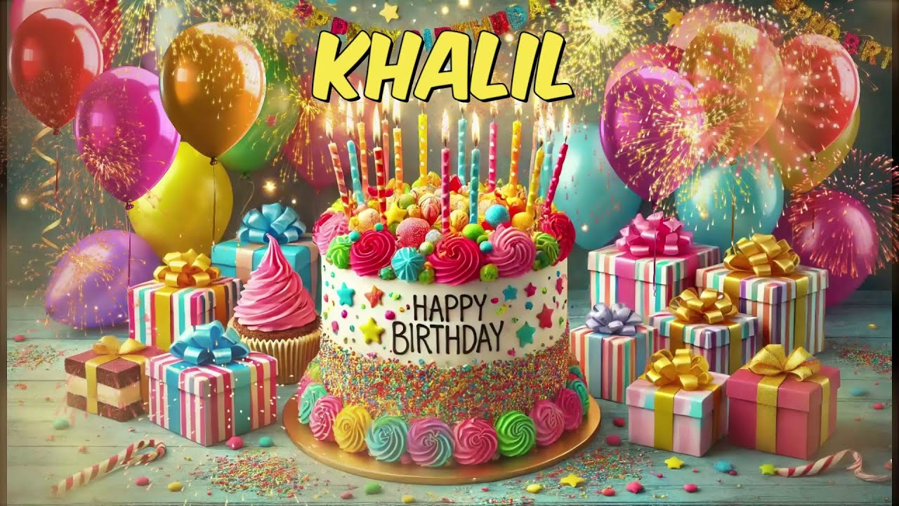 Happy Birthday Khalil - Khalil Happy Birthday Song