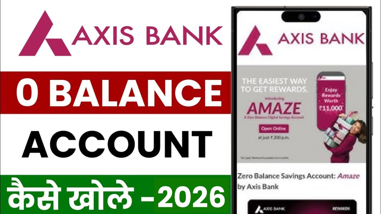 Axis Amaze Savings Account Opening Online | How to Open Axis Amaze Savings Account Step-by-Step