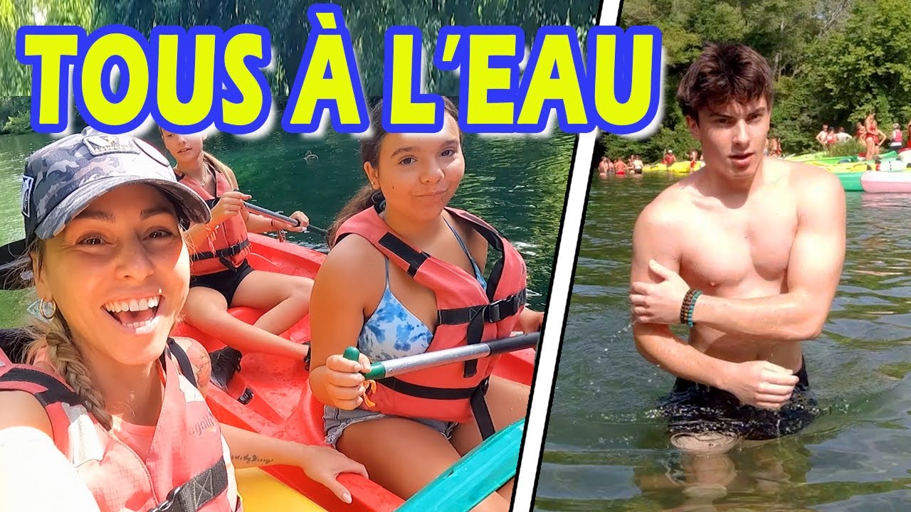 CANOË AVEC JOSH, JEN ET JUJU !⛵ / TOUS À L'EAU !