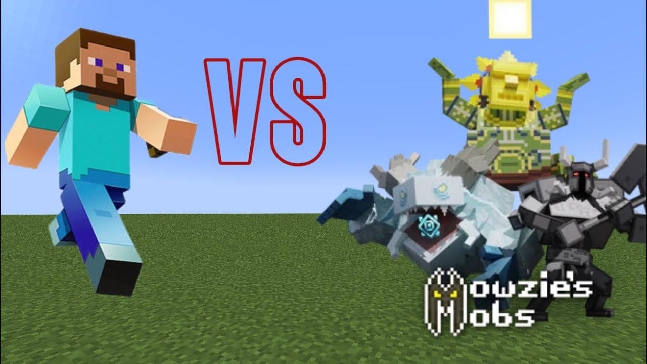 Me vs Mowzies mobs [minecraft java battle] 