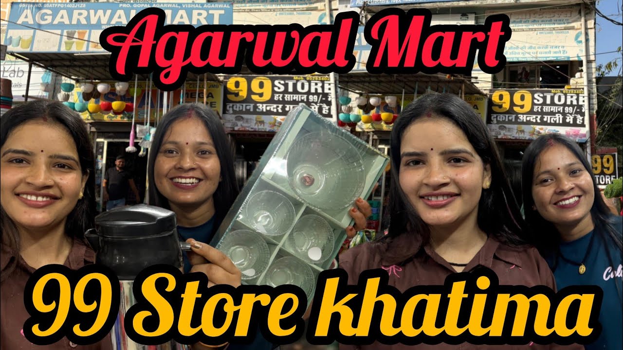 99 Store khatima agarwal Mart❤️🥰 #99store #viralvideo#youtube #shopping #khatima #lifestylevlog