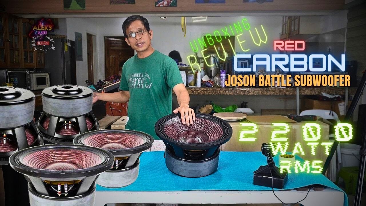 Unbox Review sa Carbon Battle Subwoofer 2200w RMS 😱 - Joson JCARBON15-4SUB Gaano Katibay at Kalakas?