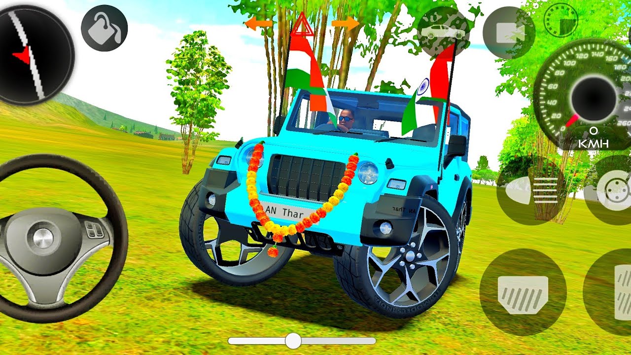 Modified Mahindra Thar👿Games:India green 💚 Thar ( Gadi Wala Games) Car Game Android Game - #2026 