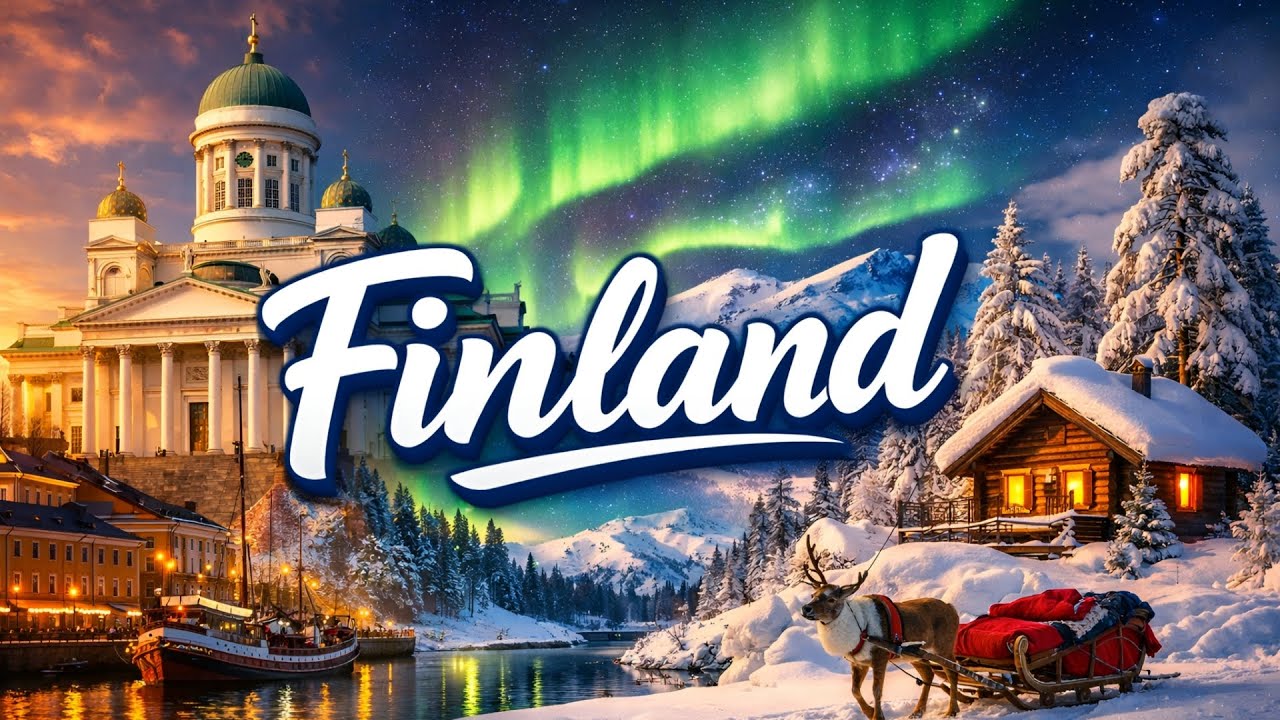 Discover the Natural Wonders of Finland | A Soul-Soothing Visual Journey. (Scenic Relaxation)
