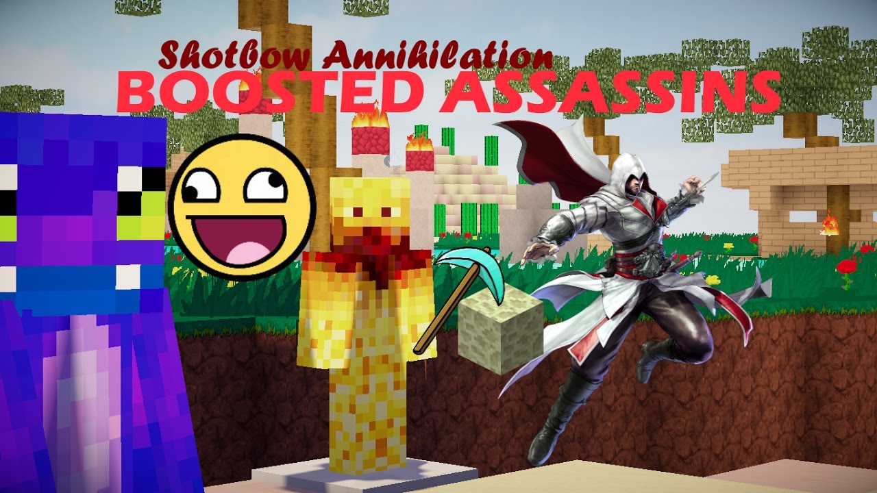 Annihilation Commentary - 2 BOOSTED dutch ASSASSINS (Shotbow - Minecraft)
