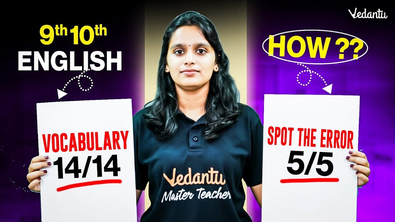 9th 10th English | Vocabulary 14/14 | Spot the Error 5/5 How?