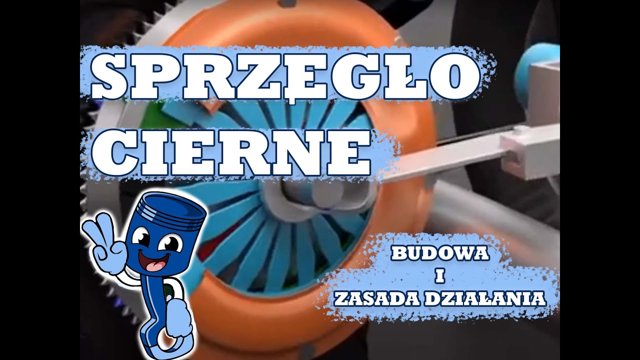 Sprzęgło cierne, budowa i zasada działania.