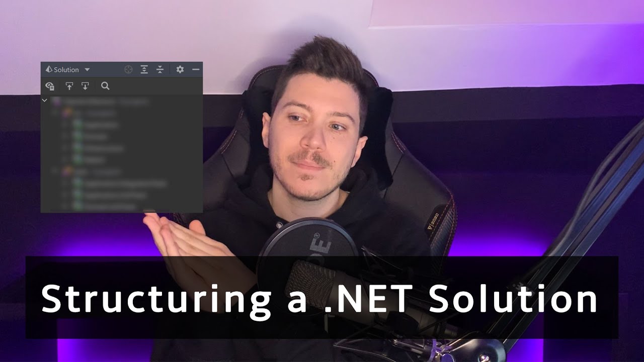 How to structure a .NET Solution (project separation & architecture)