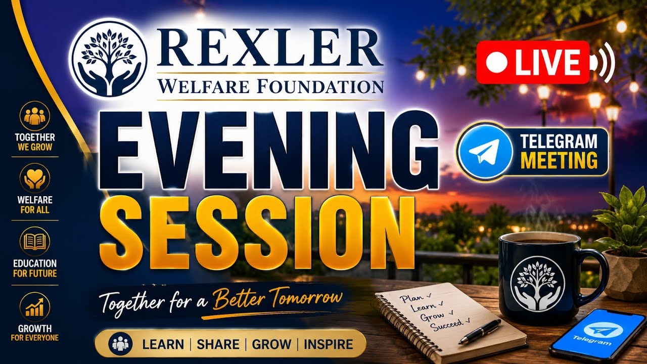 🔴Good Evening Rexler Family 🌆 | 🔴 LIVE Telegram Meeting